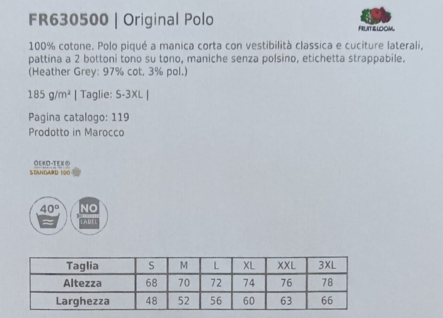 Polo manica corta