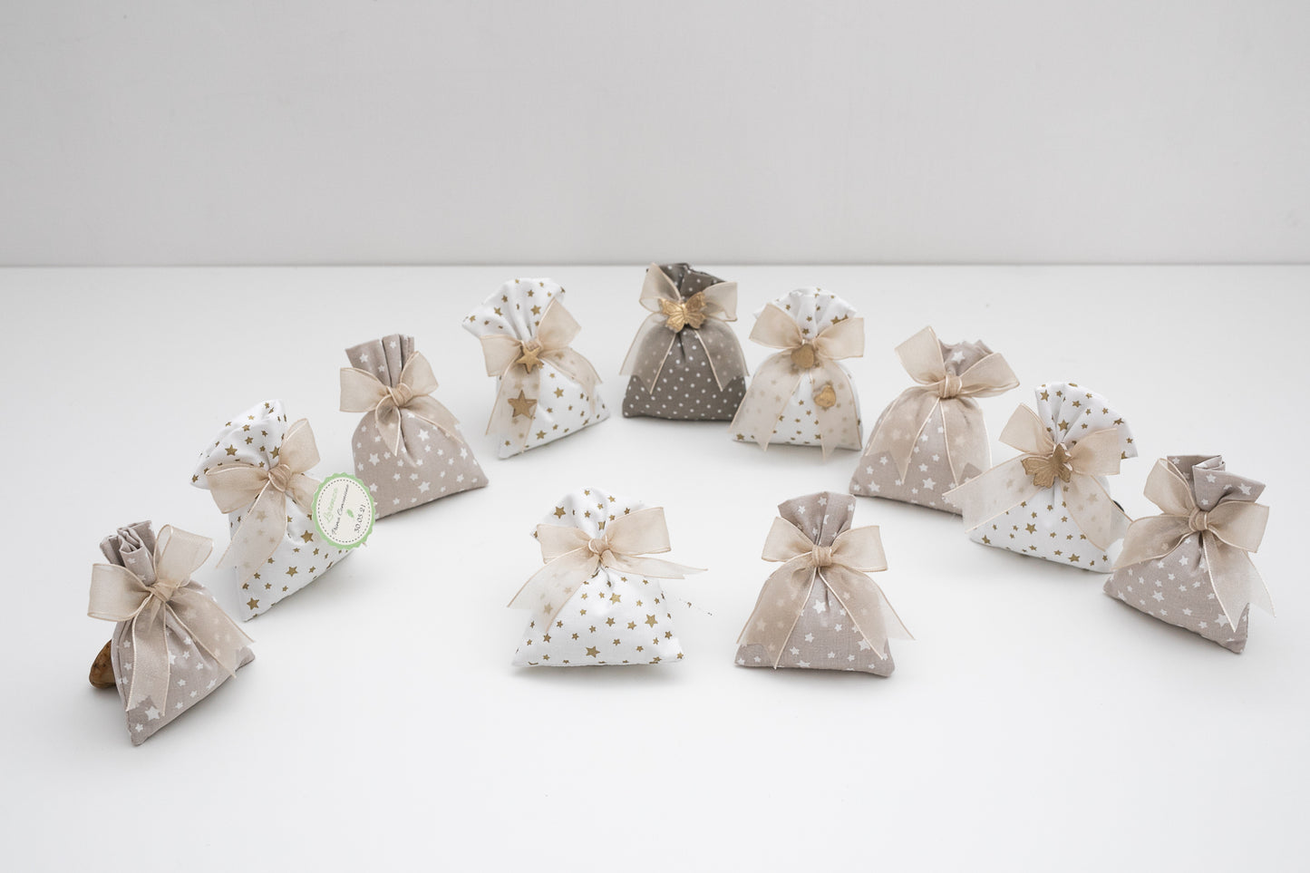 Mini Cotton Stars (minimo 50 pezzi solo il non confezionato)