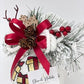 Sfera di Natale in Vetro Personalizzata Soggetto Pacchetti Dipinta A MANO Prodotto Made in Italy