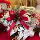 Sfera di Natale in Vetro Personalizzata Soggetto Cane Dipinta A MANO Prodotto Made in Italy