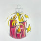 KIT 4 Sfere di Natale in Vetro Personalizzate Soggetti Natività, Angelo, Candele, Re Magi Dipinta A MANO Prodotto Made in Italy
