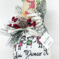 Sfera di Natale in Vetro Personalizzata Soggetto Famiglia Cartoon Dipinta A MANO Prodotto Made in Italy