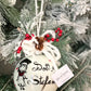 Sfera di Natale in Vetro Personalizzata Soggetto Dottoressa Dipinta A MANO Prodotto Made in Italy