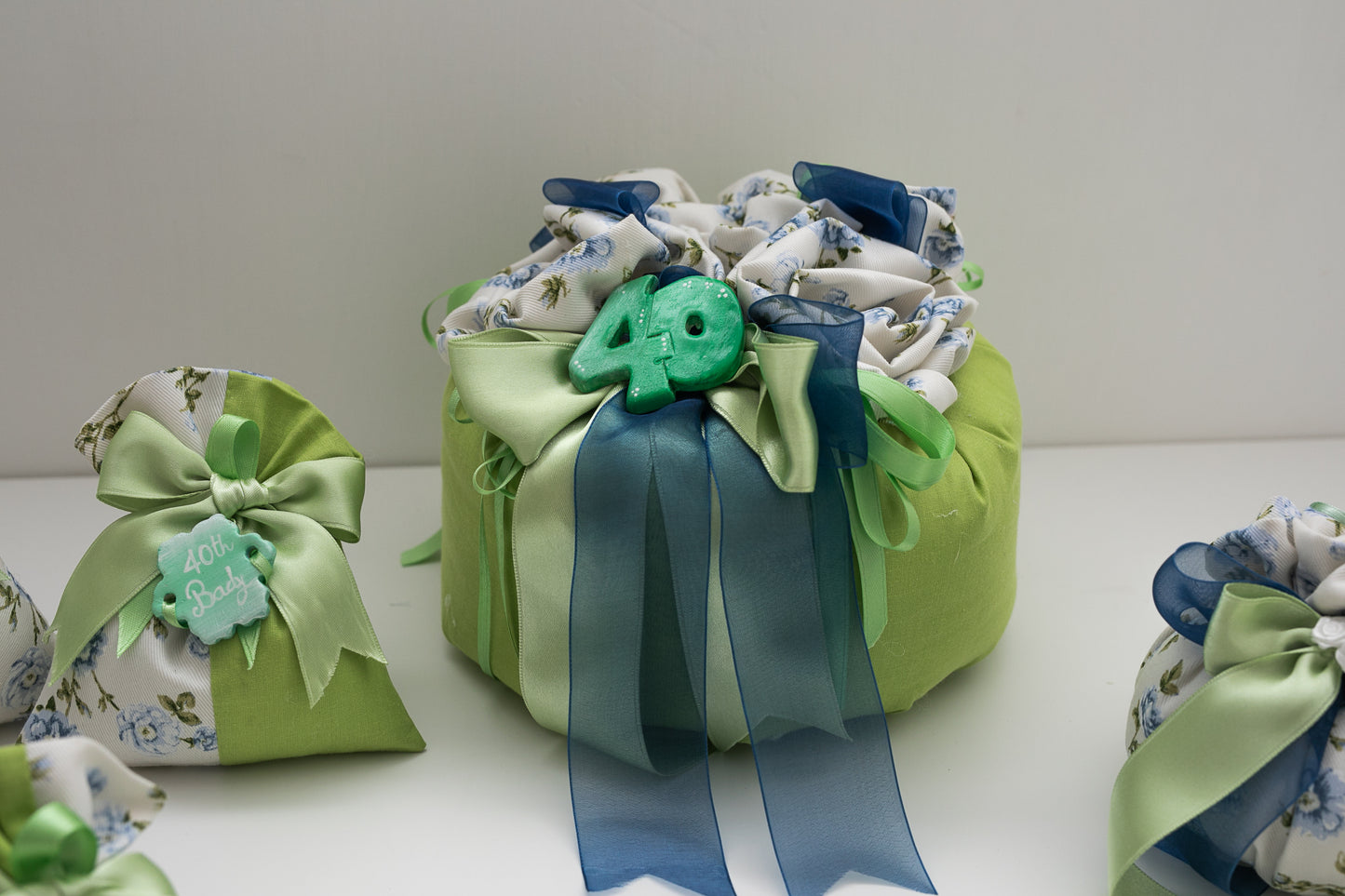 Light green and flowers